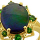 Canadian ammolite ring