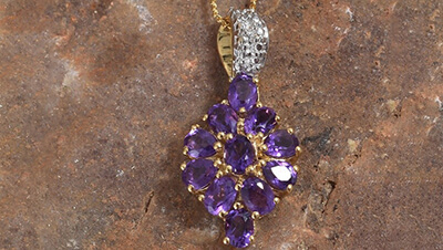 Amethyst flowers.