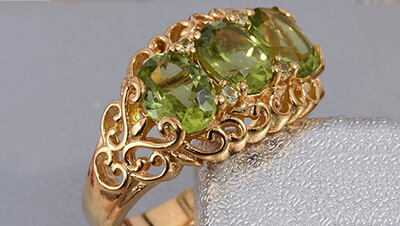 Peridot Ring. 