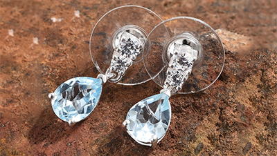 Topaz Earrings.