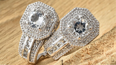 Silver present with silver bow.